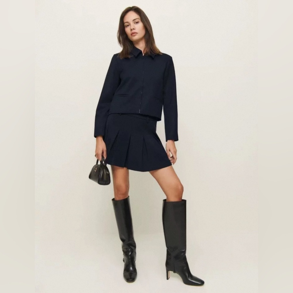 NEW Reformation Brynlee Two Pieces Set Navy